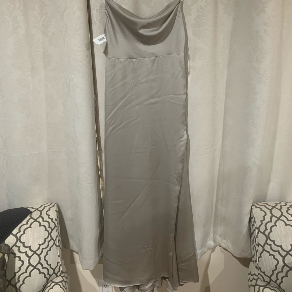 Fame and Partners Strappy Draped Gown